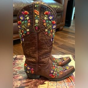 Old Gringo Embroidered Brown Sonora  Boots